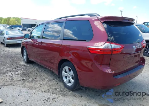 2017 Toyota Sienna Le 8 Passenger from USA, damaged, VIN 5TDKZ3DC1HS770320